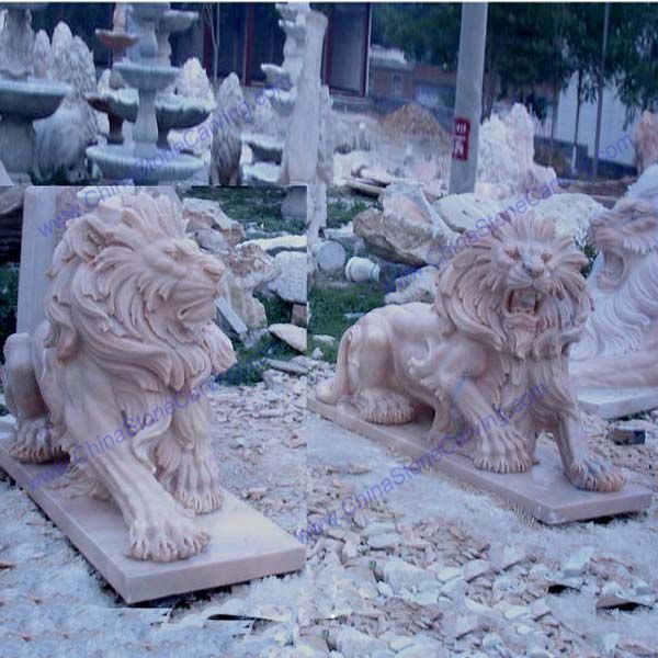 lion sculptures