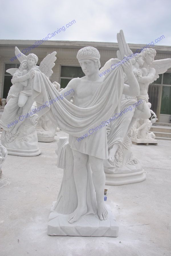 Stone Greek Sculpture, Greek Sculpture, stone sculpture, garden sculpture, marble sculpture