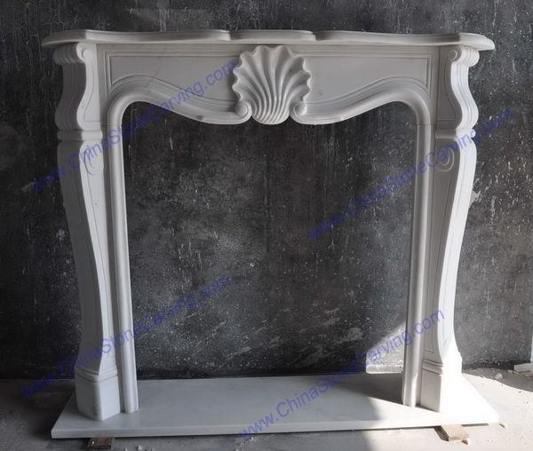 French fireplace mantel