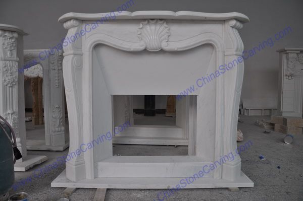     French fireplace mantel