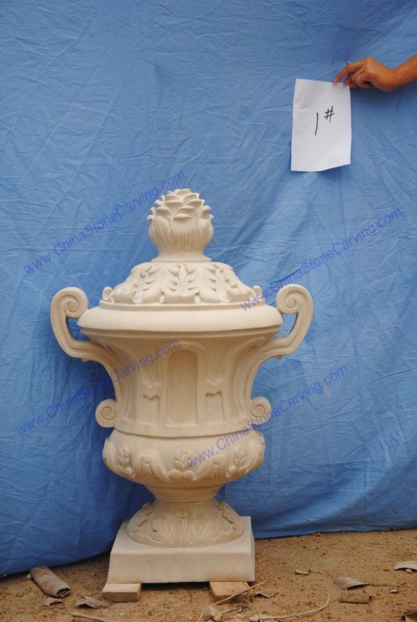 Stone flower urnsChina Alpha Stone Carvings Factory garden flower