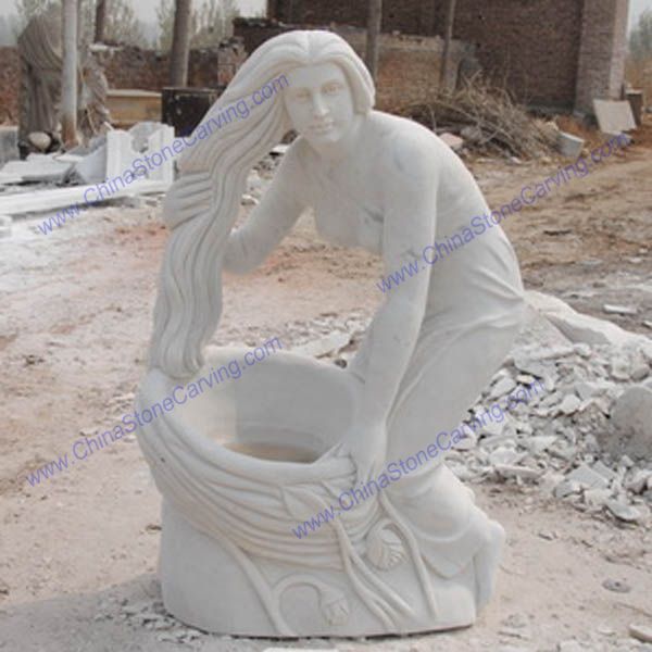 marble statue flower pot, statue flower pot, marble statue flower pot, statue flower pot,     