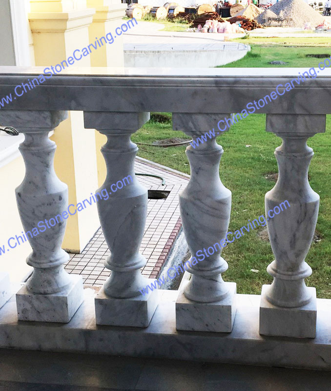 Marble balcony balustrade,          ,                          ,                          ,                          