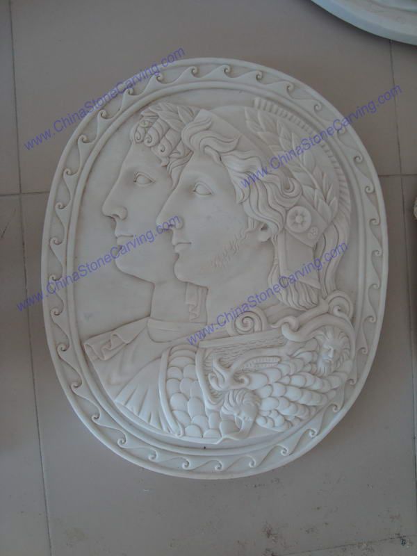 stone relief wall sculpture