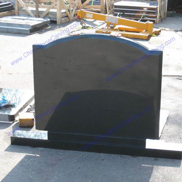 Absolute black granite tombstone ,    ,    ,    ,    