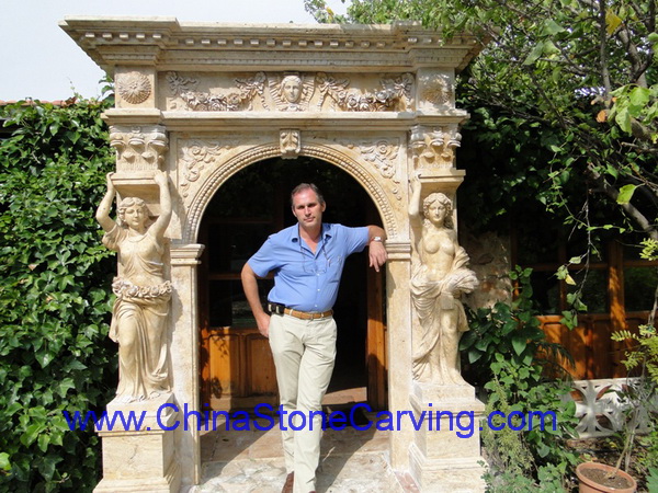 stone carving door frame