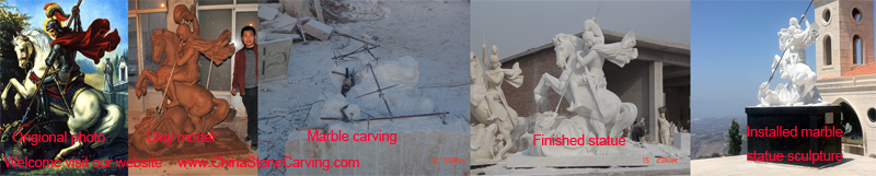 stone carving marble statue