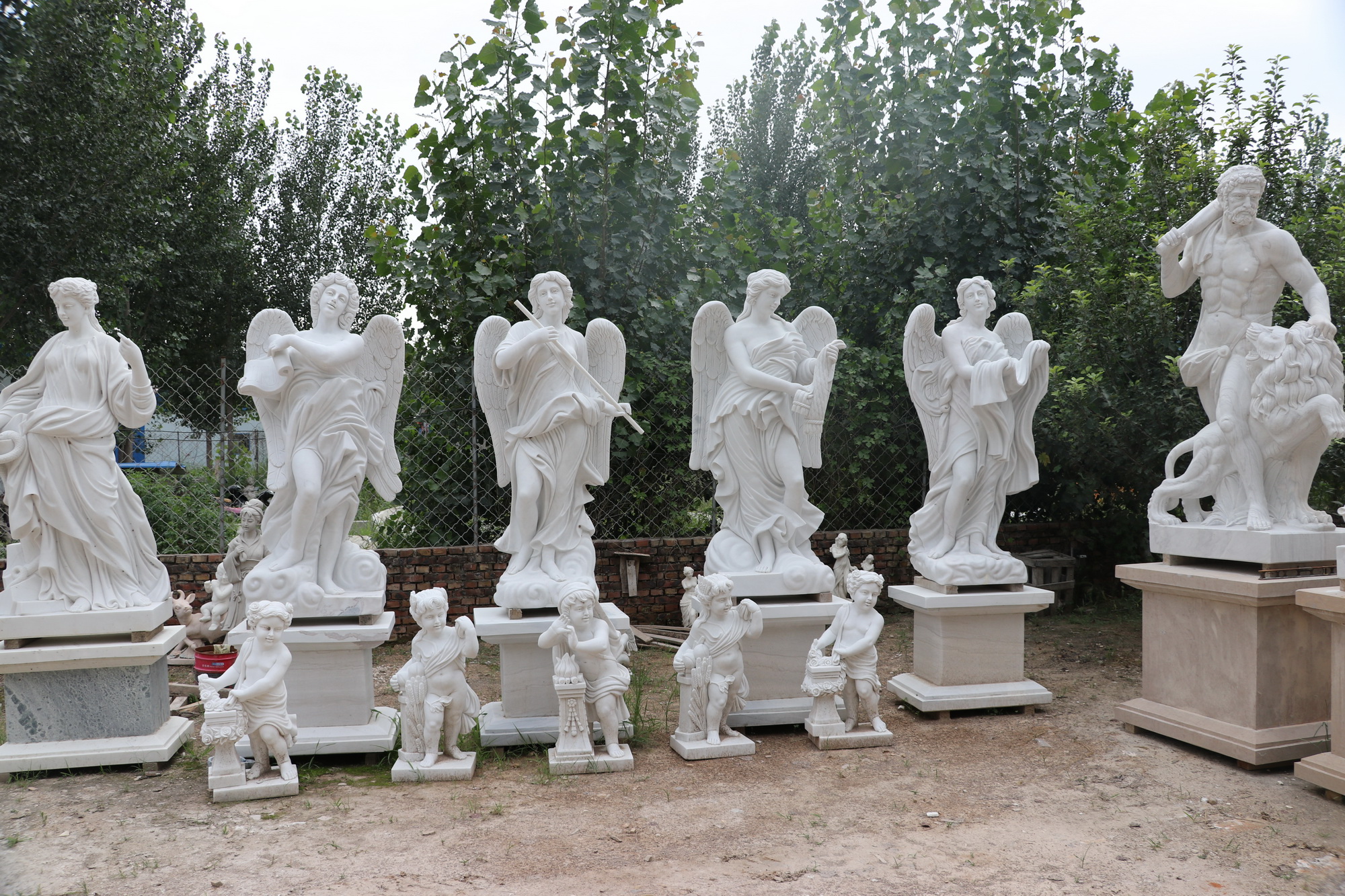 life size angel statues